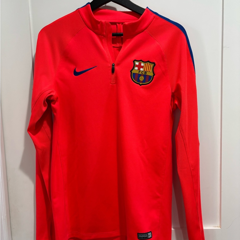 Nike Bright Red Barcelona Hoodie